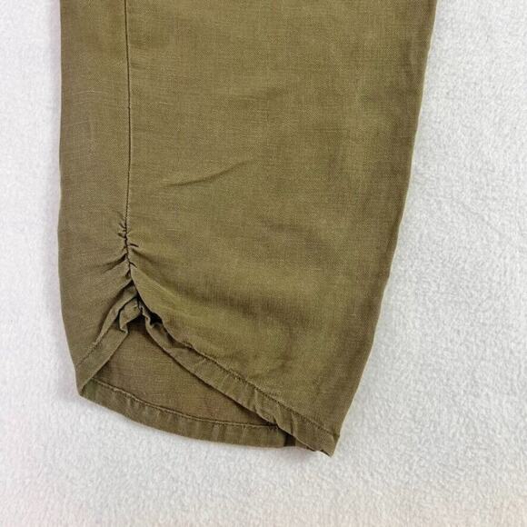 By anthropologie Pant Women Small Green Drawstring Elastic Atleisure Lightweight - Picture 12 of 16